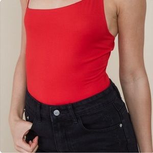 BLUE BLUSH Asymmetric Bodysuit